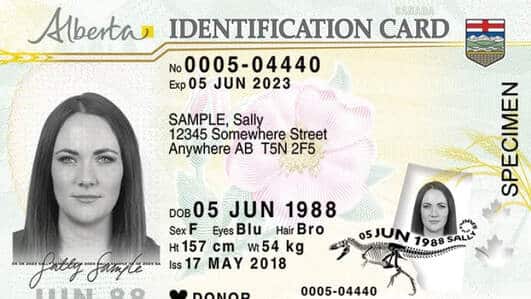 Alberta Identification Card