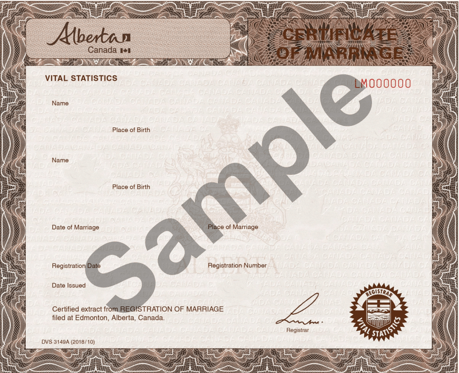 Marriage Certificates